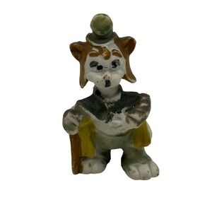 Vintage Disney Figurine‎ Honest John Fox Pinocchio Ceramic Cold Paint Japan 2.5"